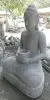 Product image 8 of the product “Seated Buddha in Thai style made of Riverstone, Holds a vessel in his hands, H. 154cm. ”